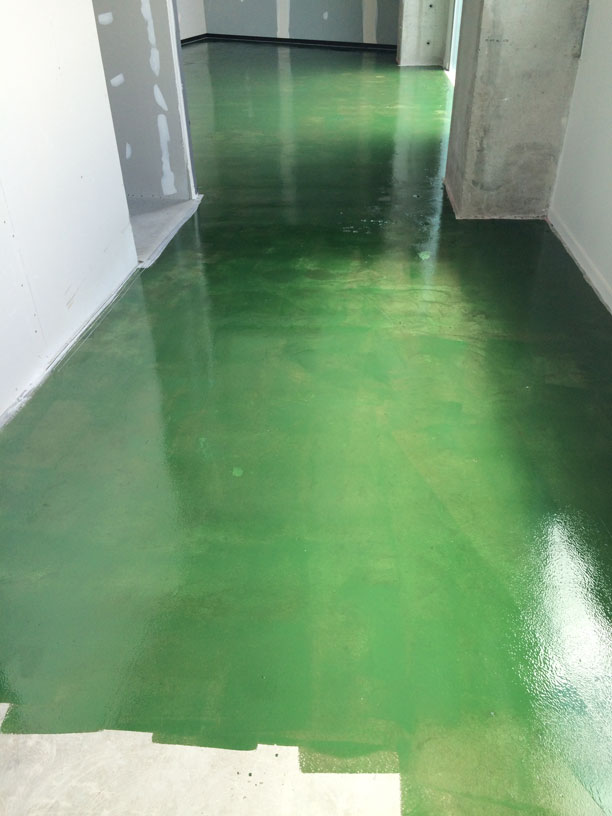 coloured matai flooring with old moisture cured polyurethane